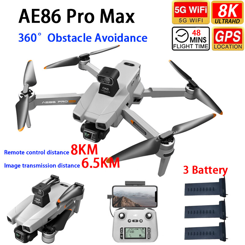 Drone Photogrammetry - AERC AE86ProMax プロフェッショナルドローン GPS 5G WIFI