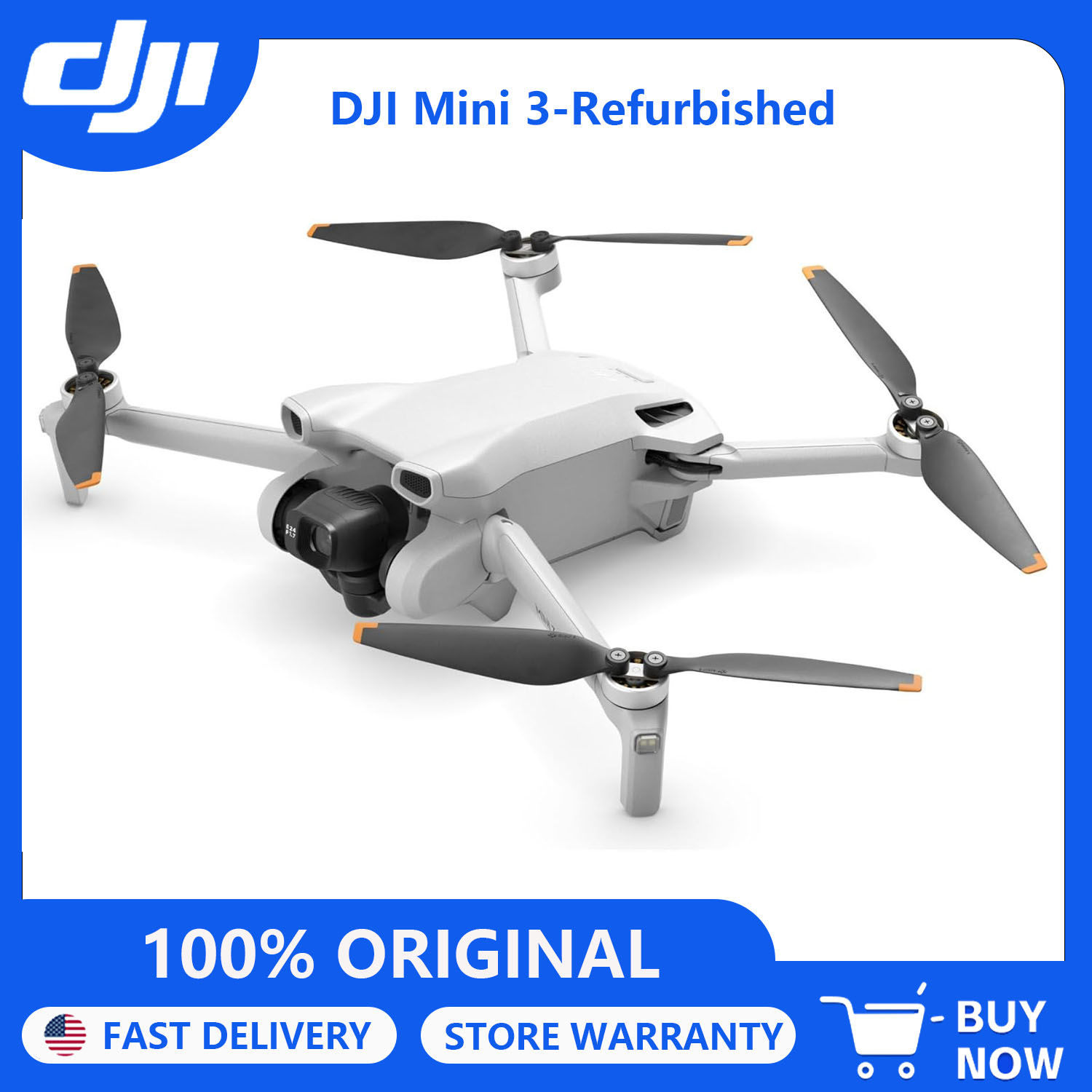Drone Video Production - 大人向けカメラ付きDJI Mini 3ドローンのリファービッシュ