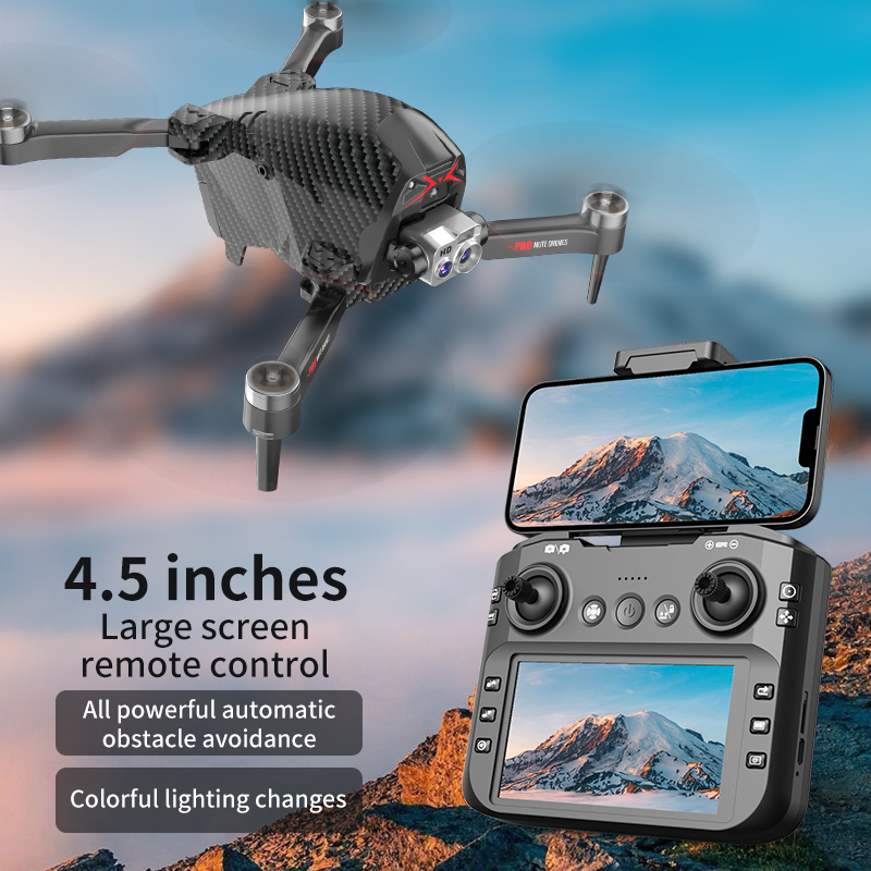Drone Aerial Photography - CS26ドローン、1080P FPVデュアルカメラ、スクリーンリモコン、ブラシレスモーター搭載、最大飛行高度50m、飛行速度5m/s、離陸重量140g、360度回転機能付き ° 障害物回避機能、バッテリー2個