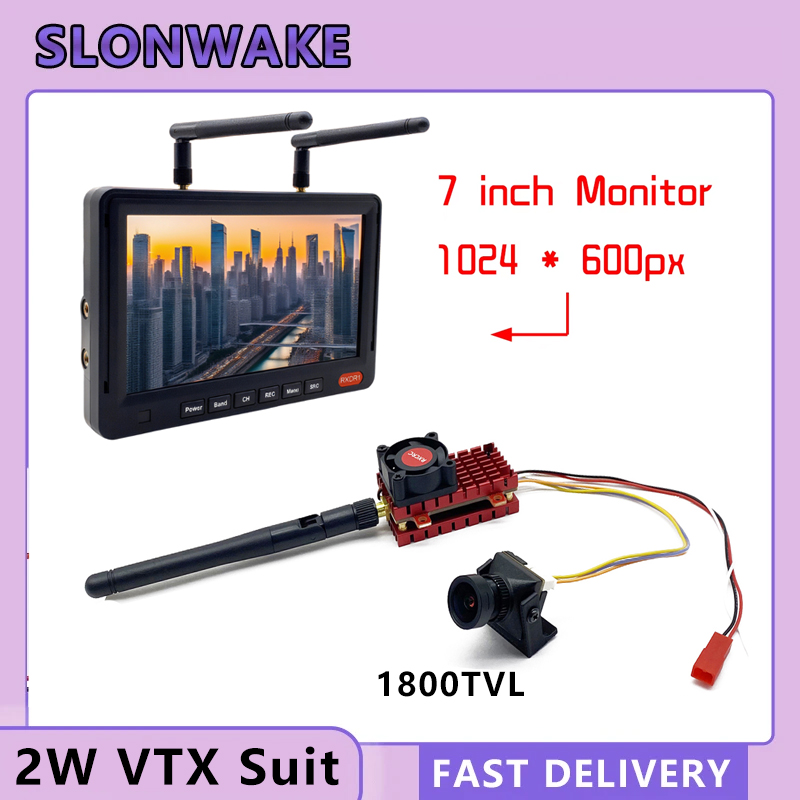 SLONWAKE 5.8G 2W VTX FPV 1800T - Drone Aerial Photography のレビューと価格
