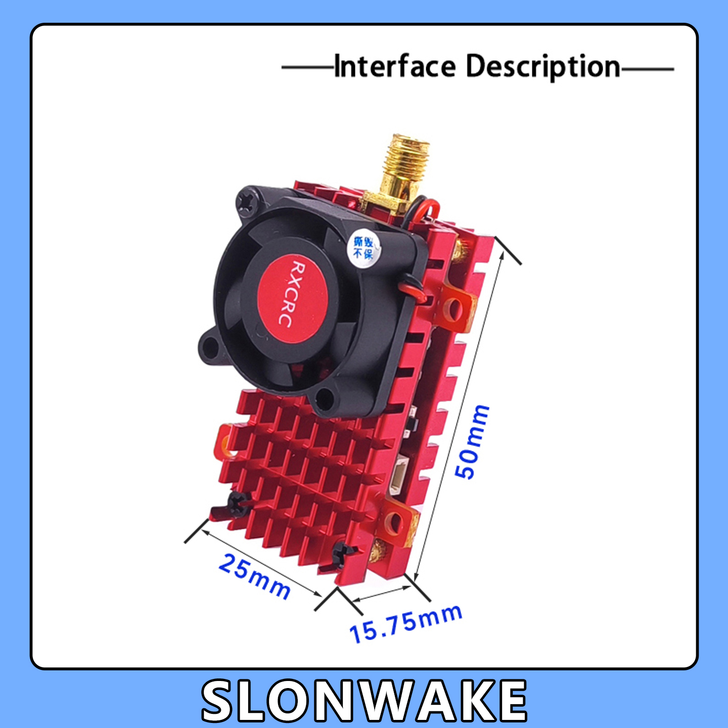 SLONWAKE 5.8G 2W VTX FPV 1800T - Drone Aerial Photography のレビューと価格