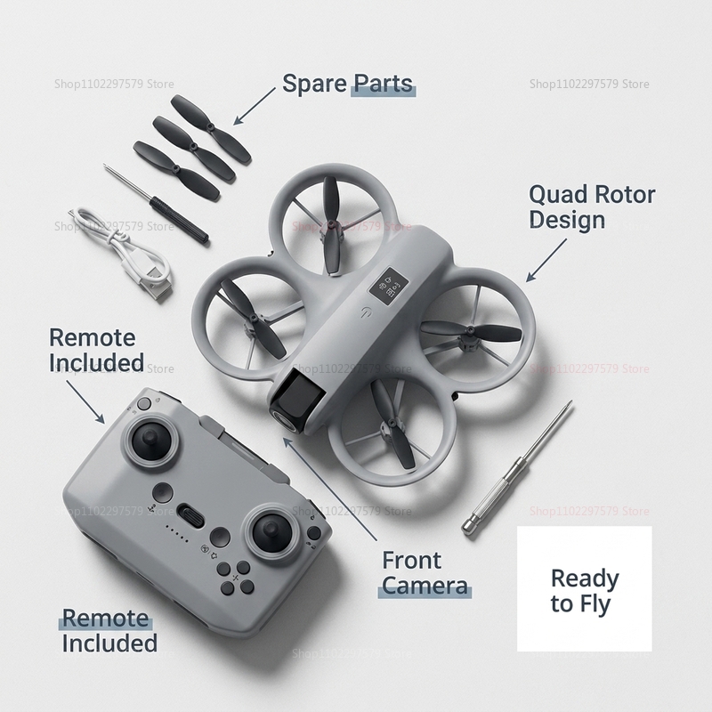 8K HDカメラ搭載ミニドローン FPV折りたたみ式クアッド - Drone Video Production のレビューと価格