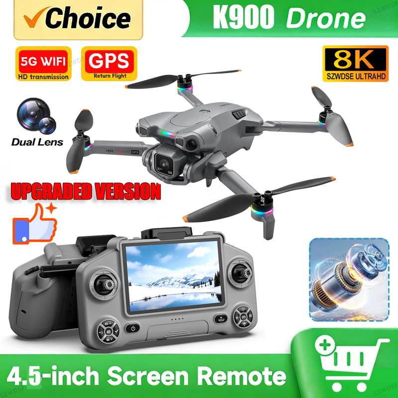 新型K900 MAX GPSドローン、4Kプロフェッショナル - Drone Photogrammetry のレビューと価格