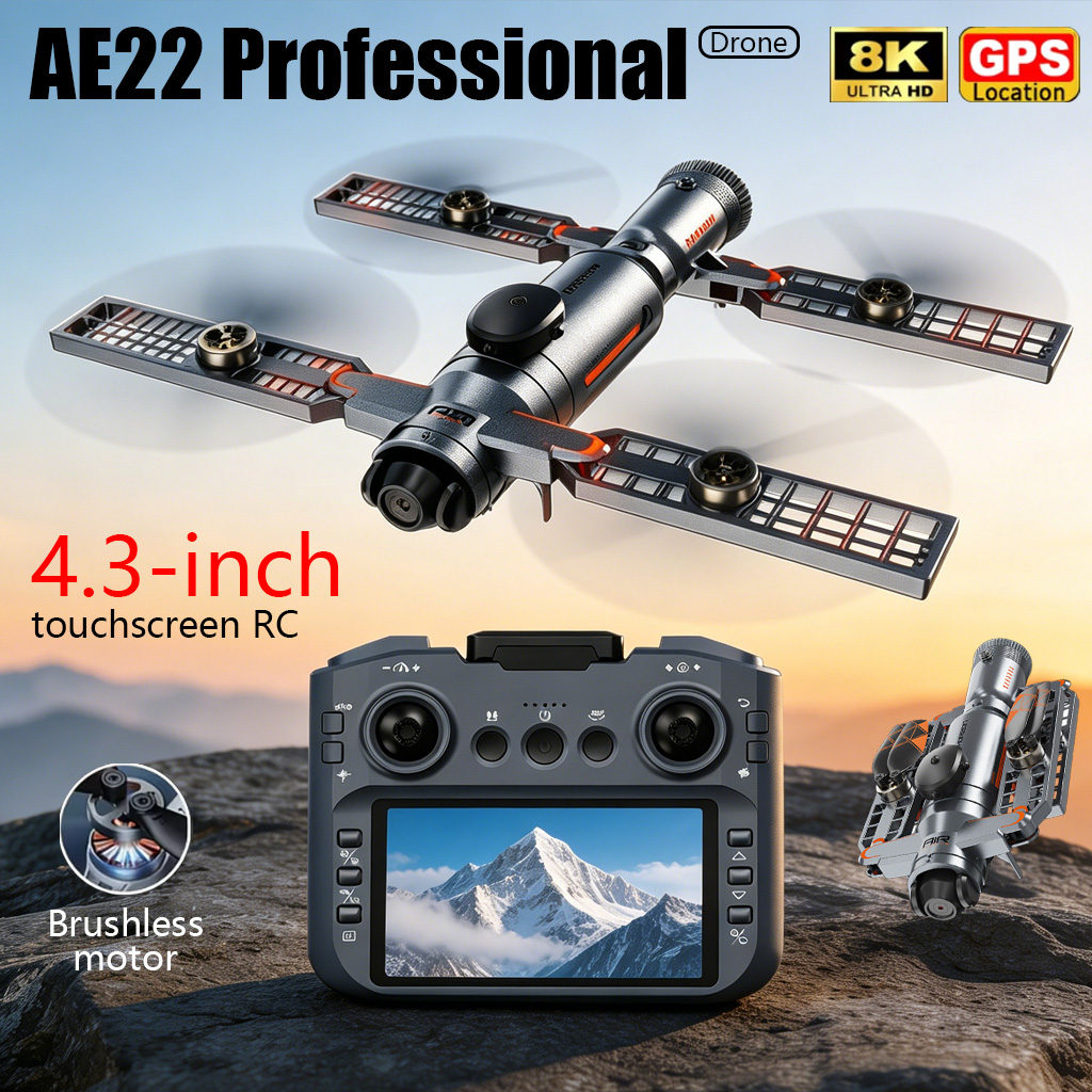 アップグレード版AE22 PRO MAX折りたたみ式ドローン - Drone Video Production のレビューと価格