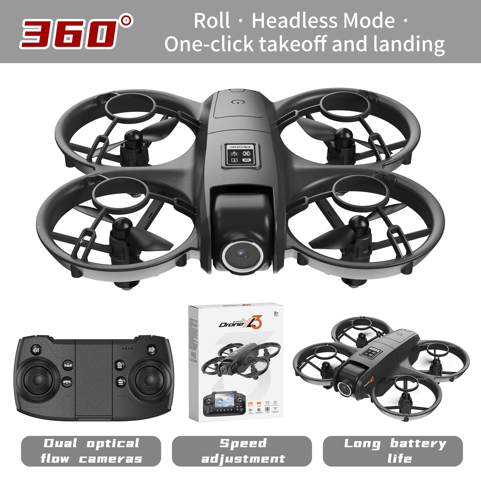 新型YL3 RCドローン 8K 1080P広角デュアルHDカ - Drone Photogrammetry のレビューと価格