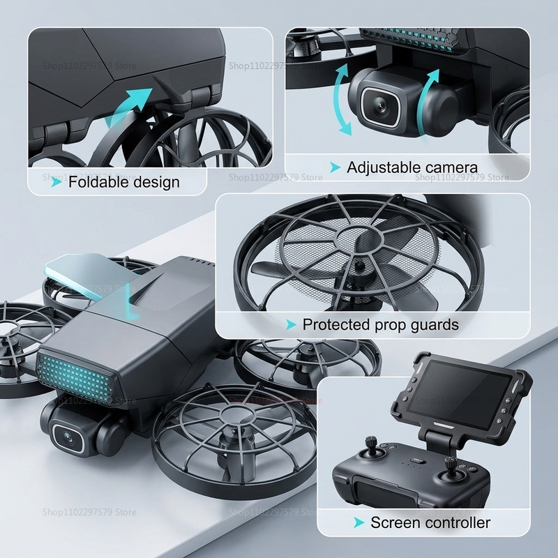 新型ドローン M8 GPS 8K プロフェッショナルHD 3 - Drone Photogrammetry のレビューと価格