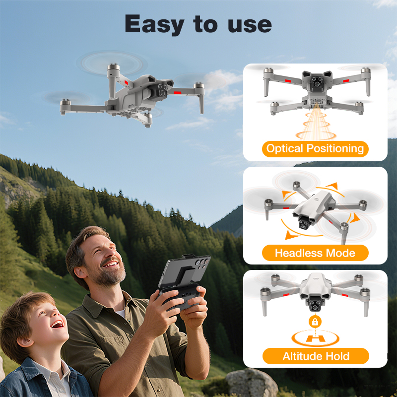 新型ホットL017プロドローン ブラシレス 3Dロール 36 - Drone Photogrammetry のレビューと価格