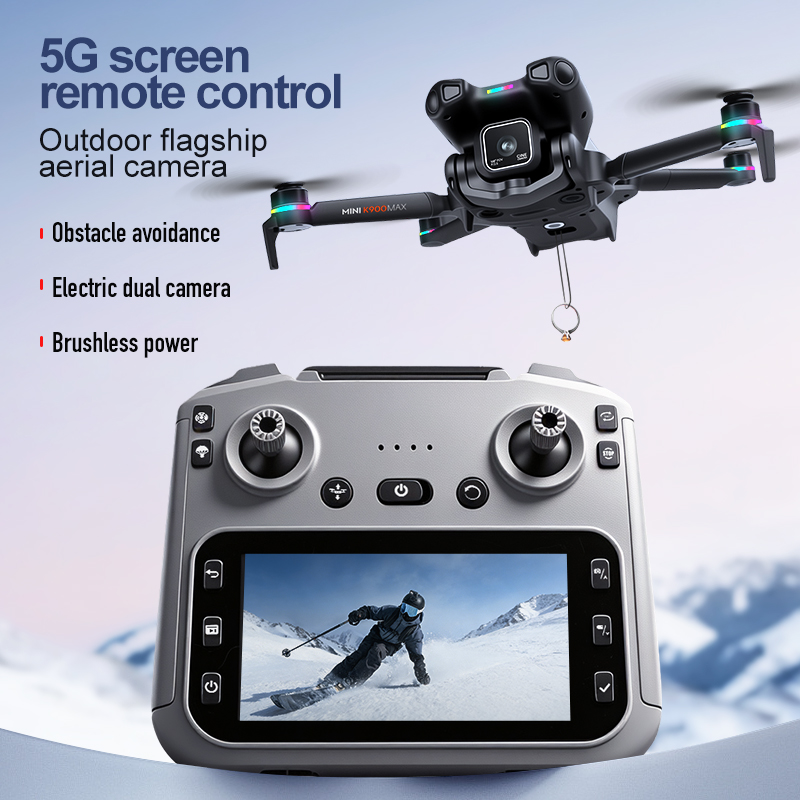 新型K900 MAX GPSドローン カメラ搭載 釣り用 エ - Drone Photogrammetry のレビューと価格
