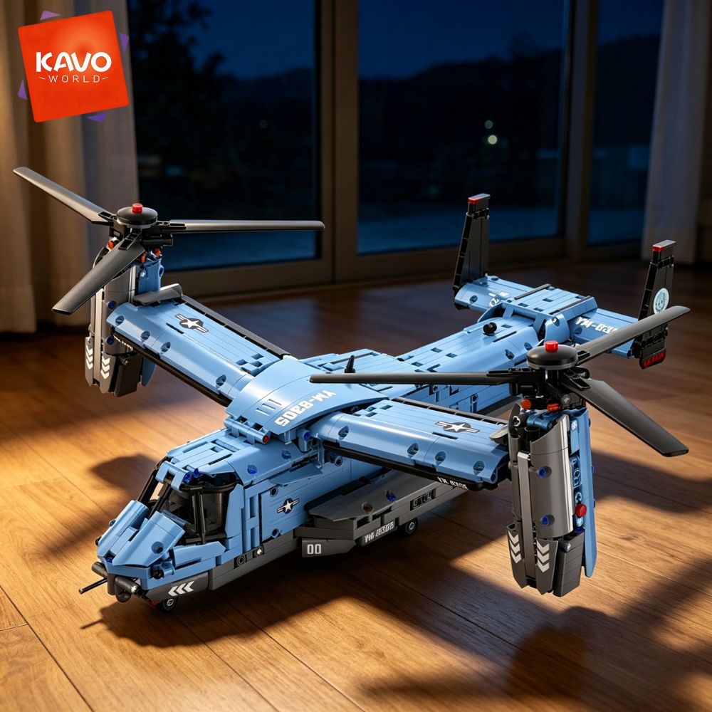 KAVOWORLD 1486ピース V-22 オスプレイ チ - Jjrc Drone X12 のレビューと価格