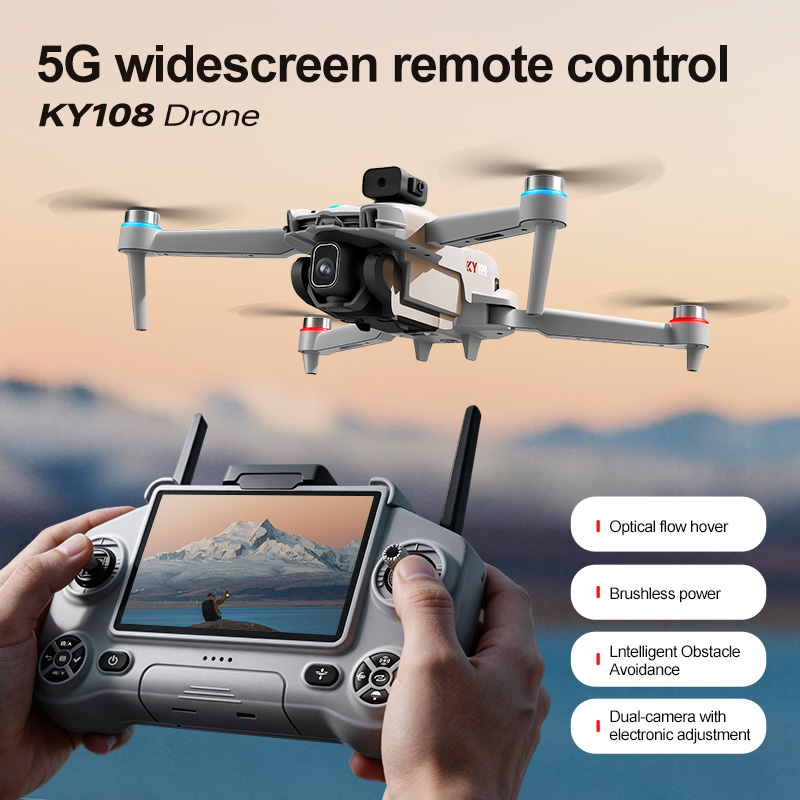 2026年新型KY108ドローン、8Kカメラ搭載、4.3イン - Drone Photogrammetry のレビューと価格