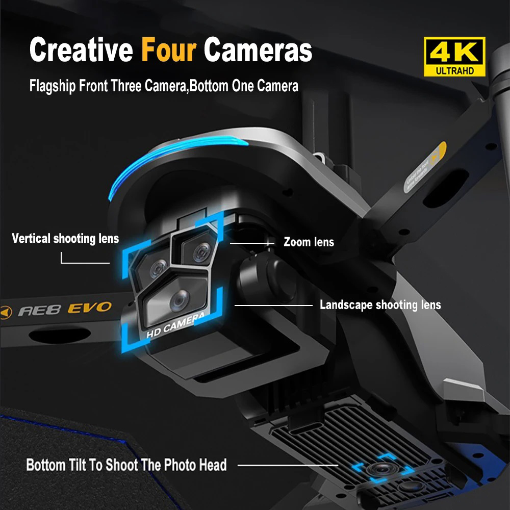 AE8 EVO ドローン GPS 8K プロフェッショナル  - Drone Photogrammetry のレビューと価格